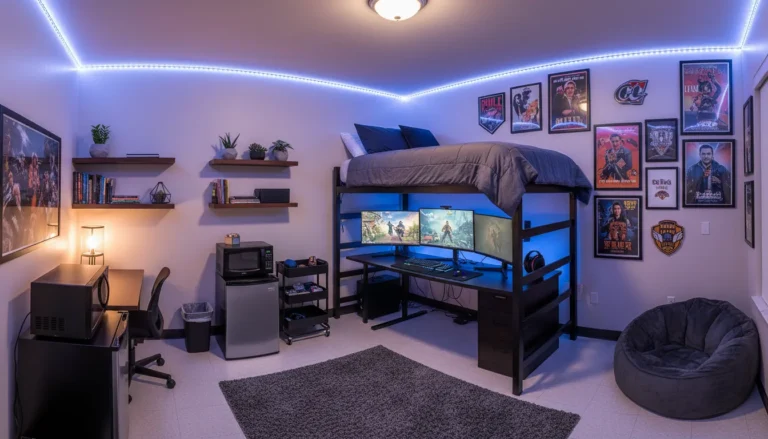 Dorm Room Ideas for Guys: Transform Your Space Into the Ultimate College Sanctuary