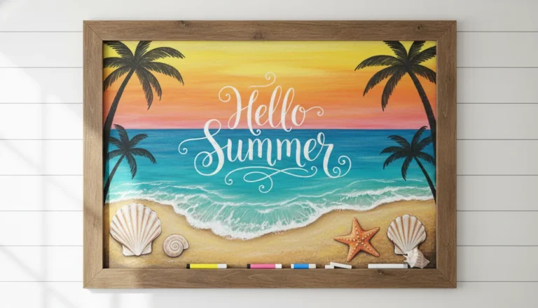 Summer Chalkboard Ideas: Creative Designs to Brighten Your Season