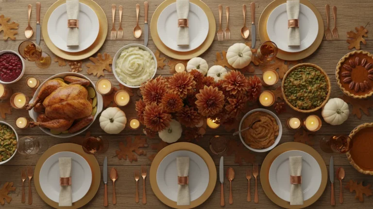 Thanksgiving Dinner Table Setting: Create a Warm and Inviting Holiday Feast
